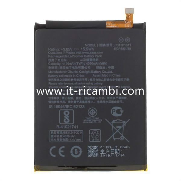 BATTERIA ORIGINALE C11P1611 PER ASUS ZENFONE 3 MAX ZC520TL