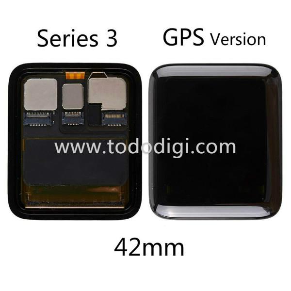 TOUCHSCREEN + DISPLAY LCD DISPLAY COMPLETO (GPS VERSION) PER APPLE WATCH  SERIES 3 42mm ORIGINALE - IT-Ricambi