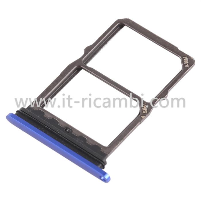 DUAL SIM TRAY PER HUAWEI MATE 20 HMA-L09 HMA-L29 VIOLA / TWILIGHT
