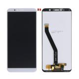 TOUCHSCREEN + DISPLAY LCD DISPLAY COMPLETO SENZA FRAME PER HUAWEI Y6 2018 / Y6 PRIME 2018 / HONOR 7A / ENJOY 8E BIANCO