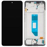 TOUCHSCREEN + DISPLAY AMOLED DISPLAY COMPLETO + FRAME PER XIAOMI REDMI NOTE 14 4G (24117RN76G 24117RN76O) (GLOBALE VERSION) NERO ORIGINALE (SERVICE PACK)(MISURA 162.1MM)