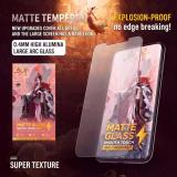 QI-VERSE PELLICOLA DI VETRO TEMPERATO OPACO PER APPLE IPHONE 15 / IPHONE 16