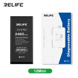 RELIFE BATTERIA DE GRANDE CAPACITA (2460 mAh) PER APPLE IPHONE 12 MINI 5.4 (DIAGNOSTICABILE BATTERIA NON È NECESSARIA LA SALDATURA CAVO BATTERIA ORIGINALE NESSUN MESSAGGIO "PARTE SCONOSCIUTA") (RICHIEDE AGGIORNAMENTO ALL'ULTIMA VERSIONE)