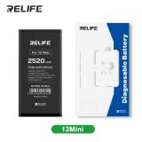 RELIFE BATTERIA DE GRANDE CAPACITA (2520 mAh) PER APPLE IPHONE 13 MINI 5.4 (DIAGNOSTICABILE BATTERIA NON È NECESSARIA LA SALDATURA CAVO BATTERIA ORIGINALE NESSUN MESSAGGIO "PARTE SCONOSCIUTA") (RICHIEDE AGGIORNAMENTO ALL'ULTIMA VERSIONE)