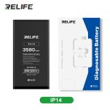 RELIFE BATTERIA DE GRANDE CAPACITA (3580 mAh) PER APPLE IPHONE 14 6.1 (DIAGNOSTICABILE BATTERIA NON È NECESSARIA LA SALDATURA CAVO BATTERIA ORIGINALE NESSUN MESSAGGIO "PARTE SCONOSCIUTA") (RICHIEDE AGGIORNAMENTO ALL'ULTIMA VERSIONE)