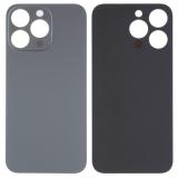 COVER POSTERIORE DI VETRO (BIG HOLE) PER APPLE IPHONE 14 PRO 6.1 NERO