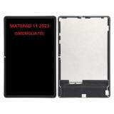 DISPLAY LCD + TOUCHSCREEN DISPLAY COMPLETO SENZA FRAME (SMERIGLIATO) PER HUAWEI MATEPAD 11 2023 (DBR-W10) NERO ORIGINALE