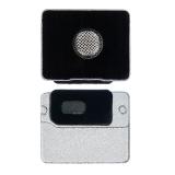 SET 10 PEZZI SCHERMO ANTIPOLVERE PER MICROFONO POSTERIORE PER APPLE IPHONE 11 6.1 BIANCO