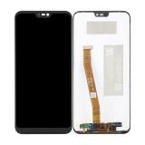 DISPLAY LCD + TOUCHSCREEN DISPLAY COMPLETO SENZA FRAME PER HUAWEI P20 LITE / NOVA 3E NERO ORIGINALE