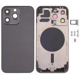 COVER POSTERIORE PER APPLE IPHONE 13 PRO 6.1 NERO MATERIALE ORIGINALE