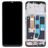 DISPLAY LCD + TOUCHSCREEN DISPLAY COMPLETO + FRAME PER OPPO A16 (CPH2269) / A16s (CPH2271) NERO ORIGINALE