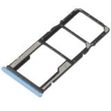 DUAL SIM TRAY PER REDMI 10A (220233L2C 220233L2G 220233L2I) BLU