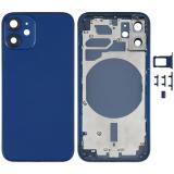 COVER POSTERIORE PER APPLE IPHONE 12 MINI 5.4 BLU