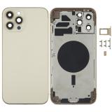 COVER POSTERIORE PER APPLE IPHONE 12 PRO MAX 6.7 ORO MATERIALE ORIGINALE