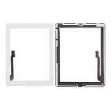 TOUCH E VETRO PER APPLE IPAD 4 A1458 A1459 A1460 BIANCO ORIGINALE