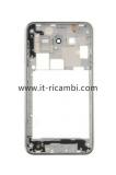 COVER CENTRALE B PER SAMSUNG GALAXY J7 J700F BIANCO / ORO