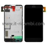 TOUCHSCREEN + LCD DISPLAY COMPLETO + FRAME PER NOKIA LUMIA 630 LUMIA 635 N630