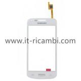 TOUCH E VETRO PER SAMSUNG GALAXY CORE PLUS G350 G3505 G3500 BIANCO