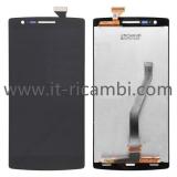 TOUCHSCREEN + DISPLAY LCD DISPLAY COMPLETO SENZA FRAME PER ONEPLUS ONE 1+1 NERO