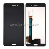 DISPLAY LCD + TOUCHSCREEN DISPLAY COMPLETO SENZA FRAME PER NOKIA 6 2017 TA-1033 TA-1021 TA-1025 NERO