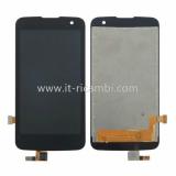 TOUCHSCREEN + DISPLAY LCD DISPLAY COMPLETO SENZA FRAME PER LG K4 K120E 4G NERO