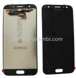 TOUCHSCREEN + DISPLAY LCD DISPLAY COMPLETO SENZA FRAME PER SAMSUNG GALAXY J3(2017) J330F NERO ORIGINALE (SERVICE PACK)