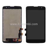 TOUCHSCREEN + DISPLAY LCD DISPLAY COMPLETO SENZA FRAME PER LG K7 X210 X210DS NERO