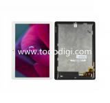 DISPLAY LCD + TOUCHSCREEN DISPLAY COMPLETO SENZA FRAME PER HUAWEI MEDIAPAD T3 10 9.6 AGS-L09 AGS-W09 AGS-L03 BIANCO ORIGINALE