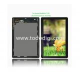 DISPLAY LCD + TOUCHSCREEN DISPLAY COMPLETO SENZA FRAME PER HUAWEI MEDIAPAD T3 10 9.6 AGS-L09 NERO