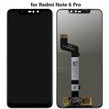 DISPLAY LCD + TOUCHSCREEN DISPLAY COMPLETO SENZA FRAME PER XIAOMI REDMI NOTE 6 PRO NERO ORIGINALE