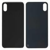 COVER POSTERIORE DI VETRO (BIG HOLE) PER APPLE IPHONE XS 5.8 NERO