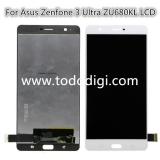 DISPLAY LCD + TOUCHSCREEN DISPLAY COMPLETO SENZA FRAME PER ASUS ZENFONE 3 ULTRA ZU680KL 6.8 BIANCO