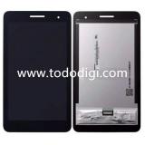 TOUCHSCREEN + DISPLAY LCD DISPLAY COMPLETO SENZA FRAME PER HUAIWEI MEDIAPAD T1 T1-701 T1-701U NERO