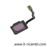 TASTO HOME + IMPRONTE FLEX COMPLETO PER SAMSUNG GALAXY S9 G960F / S9+ G965F VIOLA