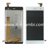 DISPLAY LCD + TOUCHSCREEN DISPLAY COMPLETO SENZA FRAME PER WIKO JERRY 2 BIANCO