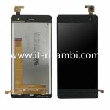 DISPLAY LCD + TOUCHSCREEN DISPLAY COMPLETO SENZA FRAME PER WIKO JERRY 2 NERO