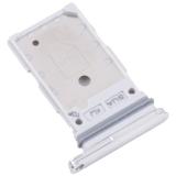 DUAL SIM TRAY PER SAMSUNG GALAXY S22 5G S901B / S22 PLUS 5G / S22+ 5G S906B BIANCO