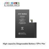 JCID BATTERIA DE GRANDE CAPACITA (4790 MAH) PER APPLE IPHONE 13 PRO MAX 6.7 (DIAGNOSTICABILE BATTERIA NON È NECESSARIA LA SALDATURA CAVO BATTERIA ORIGINALE NESSUN MESSAGGIO "PARTE SCONOSCIUTA")
