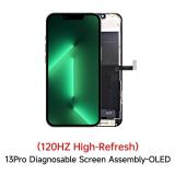TOUCHSCREEN + DISPLAY OLED DISPLAY COMPLETO PER APPLE IPHONE 13 PRO 6.1 JCID OLED VERSIONE SOFT (DIAGNOSTICABILE NON È NECESSARIO TRAPIANTARE L'IC DELLO SCHERMO ORIGINALE)