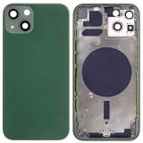 COVER POSTERIORE PER APPLE IPHONE 13 6.1 VERDE MATERIALE ORIGINALE