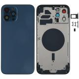 COVER POSTERIORE PER APPLE IPHONE 12 PRO MAX 6.7 BLU OEM