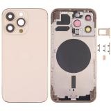 COVER POSTERIORE PER APPLE IPHONE 13 PRO 6.1 ORO MATERIALE ORIGINALE
