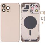 COVER POSTERIORE PER APPLE IPHONE 13 PRO MAX 6.7 ORO MATERIALE ORIGINALE