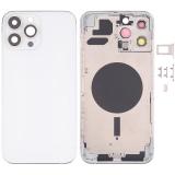 COVER POSTERIORE PER APPLE IPHONE 13 PRO MAX 6.7 BIANCO