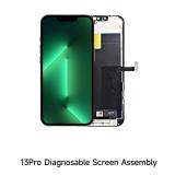 TOUCHSCREEN + DISPLAY LCD DISPLAY COMPLETO PER APPLE IPHONE 13 PRO 6.1 INCELL JCID (DIAGNOSTICABILE NON È NECESSARIO TRAPIANTARE L'IC DELLO SCHERMO ORIGINALE)