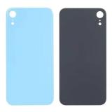 COVER POSTERIORE DI VETRO (BIG HOLE) PER APPLE IPHONE XR 6.1 BLU