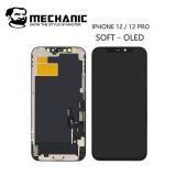 TOUCHSCREEN + DISPLAY OLED DISPLAY COMPLETO PER APPLE IPHONE 12 / IPHONE 12 PRO 6.1 MECHANIC OLED VERSIONE SOFT (CHANGE)