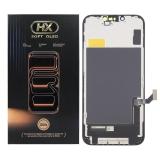 DISPLAY LCD + TOUCHSCREEN DISPLAY COMPLETO PER APPLE IPHONE 14 6.1 HX CSOT OLED VERSIONE SOFT (FREQUENZA DI AGGIORNAMENTO: 120HZ) (TECNOLOGIA LTPO ORIGINALE)