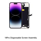 TOUCHSCREEN + DISPLAY LCD DISPLAY COMPLETO PER APPLE IPHONE 14 PRO 6.1 INCELL JCID (DIAGNOSTICABILE NON È NECESSARIO TRAPIANTARE L'IC DELLO SCHERMO ORIGINALE)