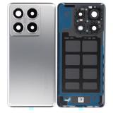 COVER POSTERIORE PER XIAOMI 14T PRO (2407FPN8EG) GRIGIO ORIGINALE